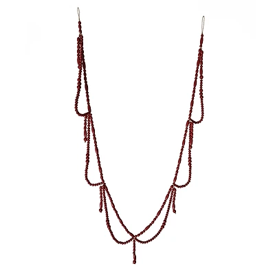 6ft. Wood Beaded Garland by Ashland