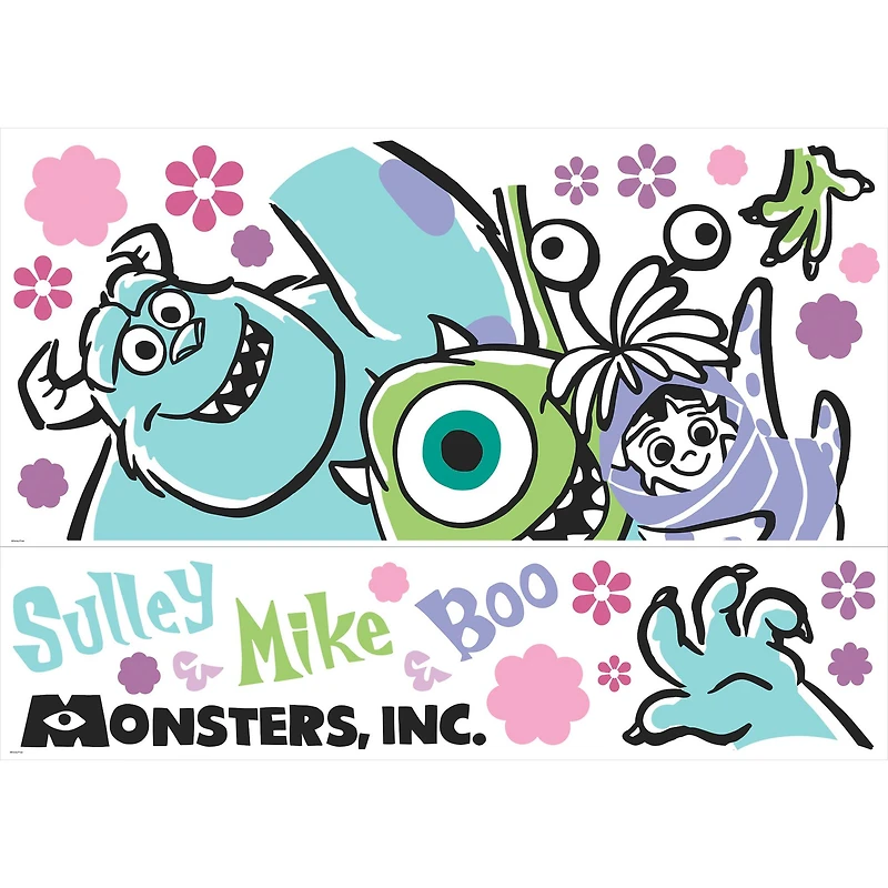 RoomMates Monsters Inc. Peel & Stick Giant Wall Decals