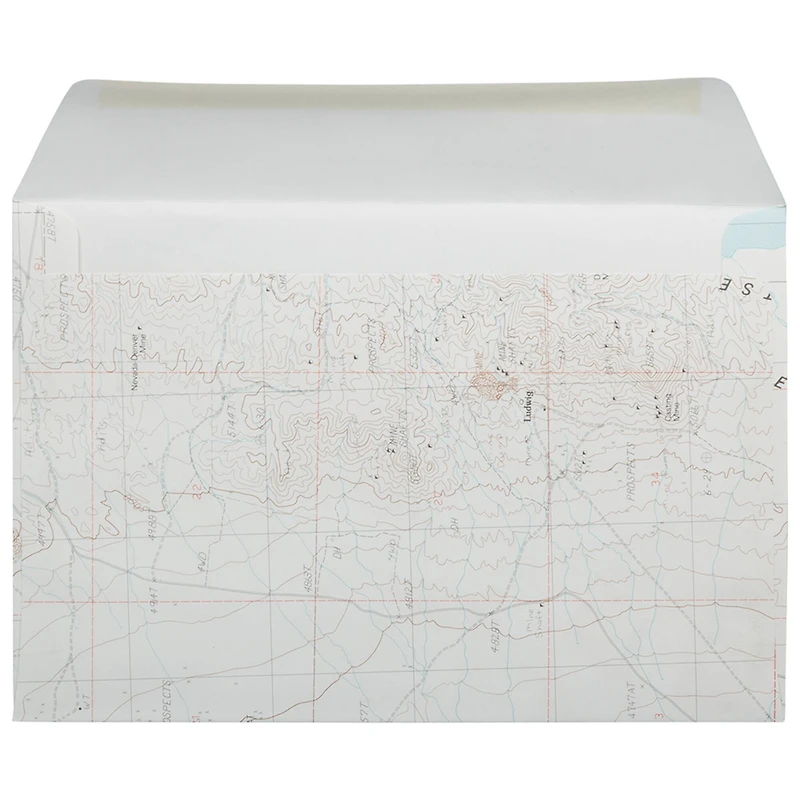 JAM Paper 6" x 9" Cartography Map Envelopes, 25ct.