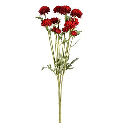 Red Daisy Spray, 4ct.
