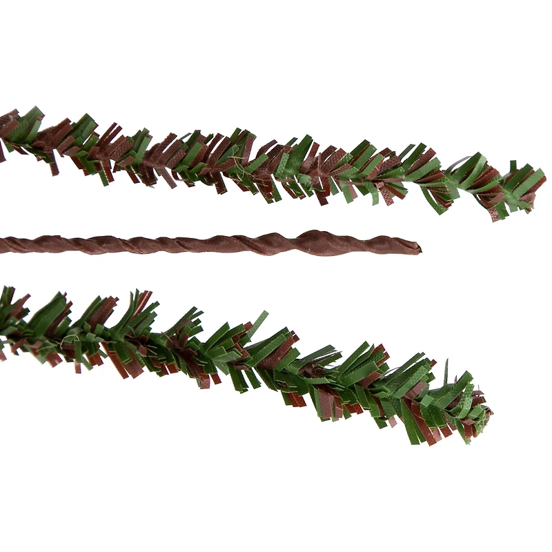 2ft. Unlit Green & Brown Warsaw Twig Artificial Christmas Tree with Burlap Base