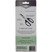 Havel's™ 6" Serrated Sew Creative Large Finger Loop Scissors