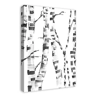 White Birch Trees 20" x 30" Canvas Wall Art