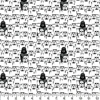 Star Wars™ Stacked Storm Troopers Cotton Fabric