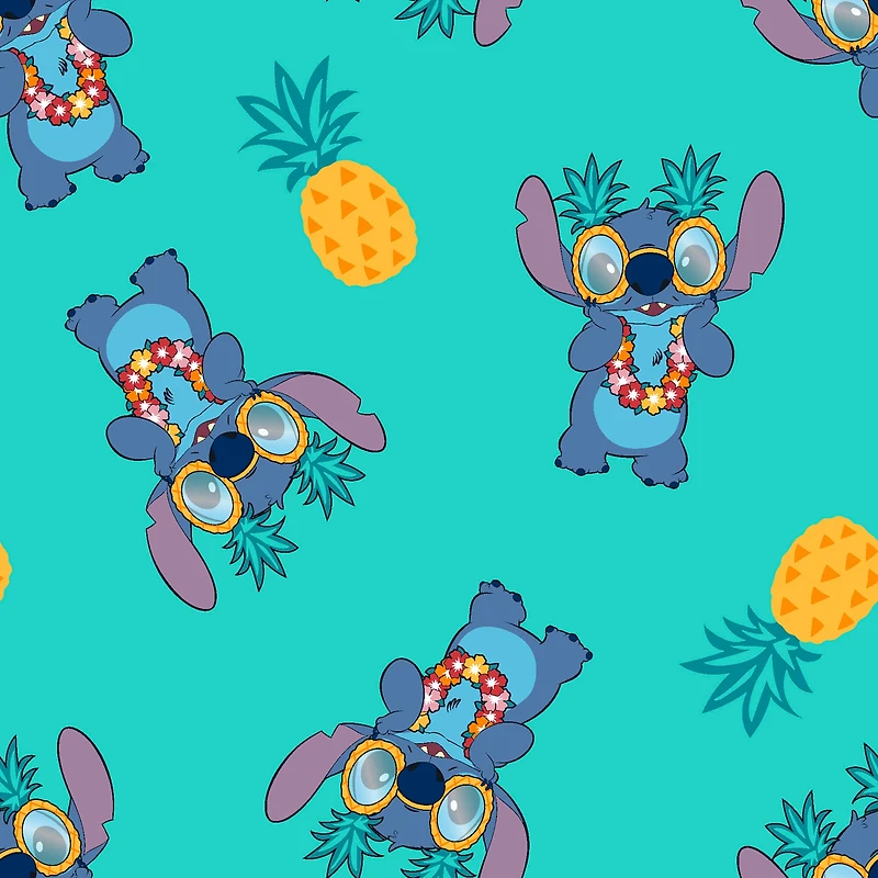 Springs Creative Disney® Stitch Pineapple Cotton Fabric