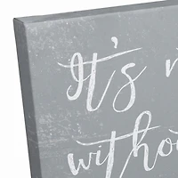 It's Not Home Without Paws Canvas Wall Art