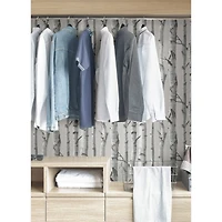 InHome Birch Forest Gray Peel & Stick Wallpaper