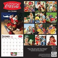 TF Publishing 2024 Coca Cola: Nostalgia Wall Calendar