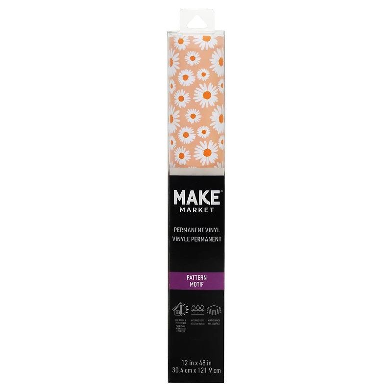Daisy Pattern Permanent Vinyl by Make Market®