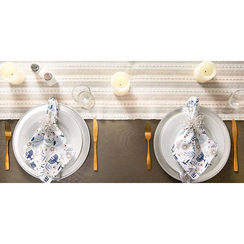 DII® Hanukkah Blessings Printed Napkin Set