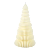 Ivory Christmas Tree Shaped Candle by Ashland®