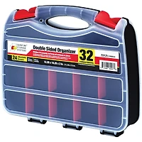 Quantum Storage Systems® Black & Red Double Sided Organizer