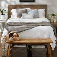 DII® Soft Gray Chenille Throw