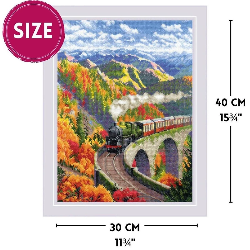 RIOLIS Autumn Express Counted Cross Stitch Kit