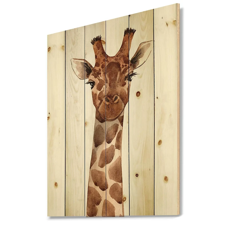 Designart - Portrait of A Giraffe X