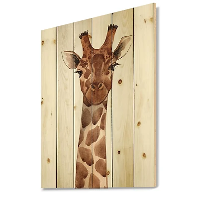 Designart - Portrait of A Giraffe X