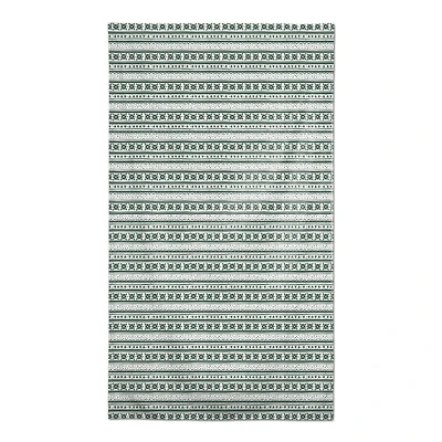 8.5ft. Green Pattern Tablecloth