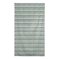 8.5ft. Green Pattern Tablecloth