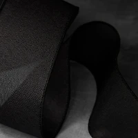 2.5" x 25ft. Faux Linen Wired Ribbon by Celebrate It