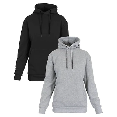 Galaxy by Harvic Heavyweight Fleece-Lined Women's Pullover Sweater Hoodie 2 Pack