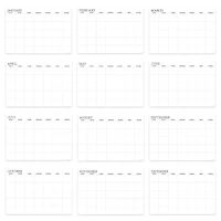 TF Publishing Medium Dry Erase Wired Hanging Horizontal Wall Calendar