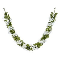 6ft. White Starflower Garland by Ashland®