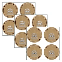 Teacher Created Resources Clingy Thingies® Burlap Design Clips, 3 Packs of 4