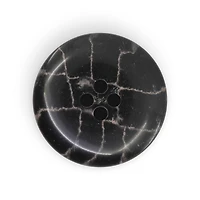 Dritz® 23mm Black Recycled Polyester Round Button, 6ct.