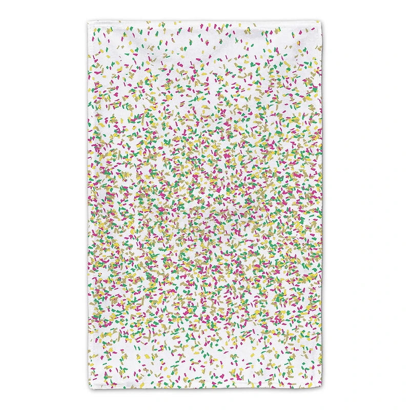 Mardi Gras Confetti Phrases Tea Towel Set
