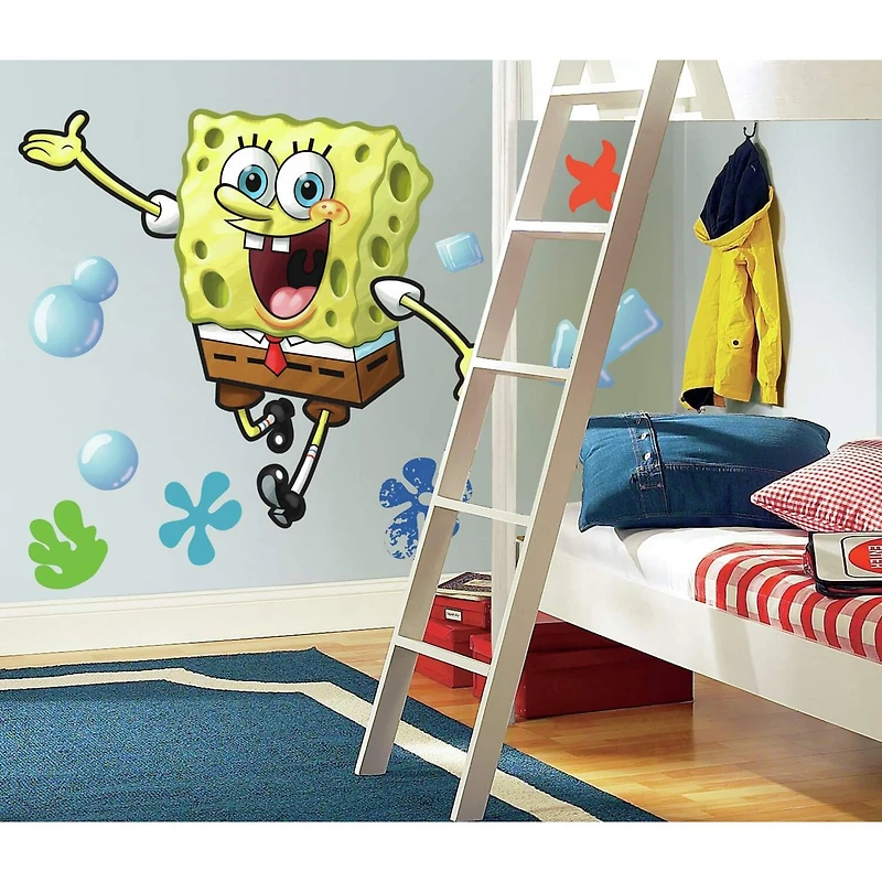 RoomMates Spongebob Peel & Stick Giant Wall Decal