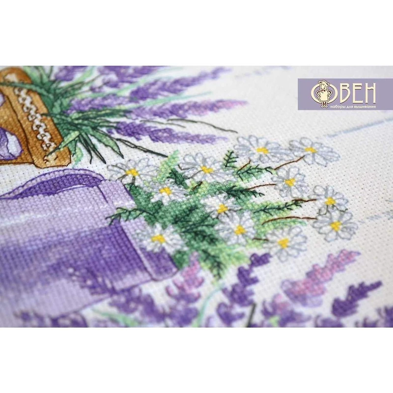 Oven Lavender Tenderness Cross Stitch Kit