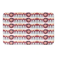 Funky Wave Pattern 34" x 21" Bath Mat
