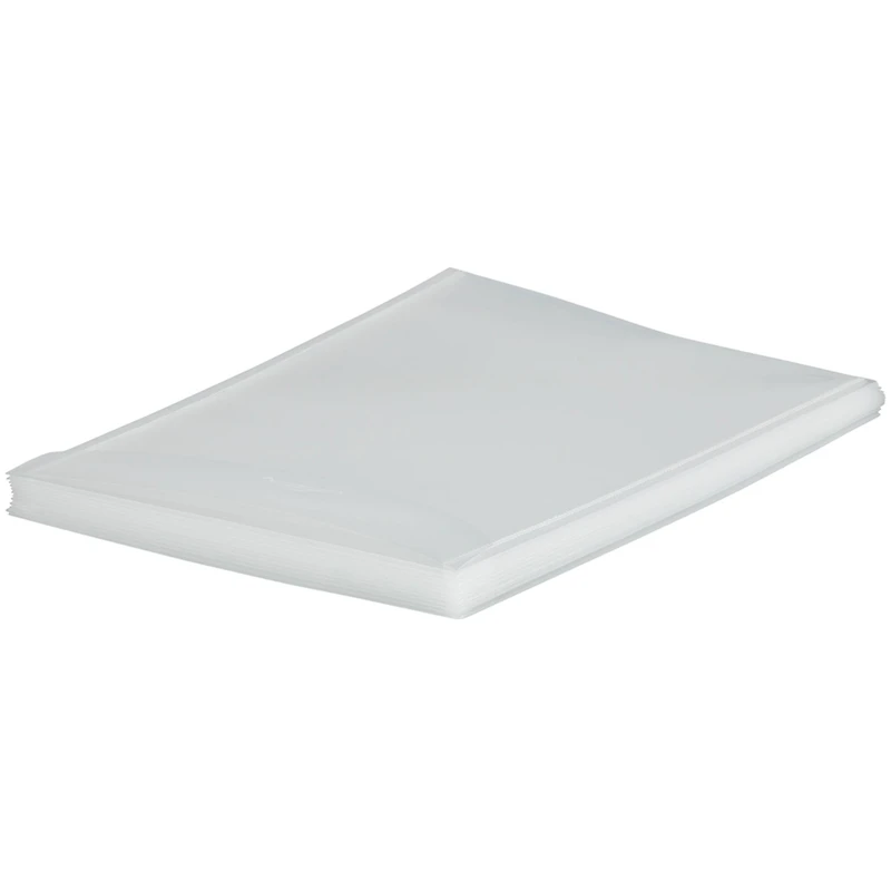 JAM PAPER Plastic Tuck Flap Letter Open End Envelopes