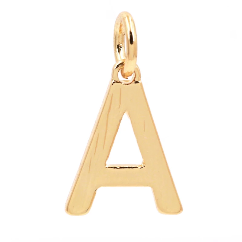 14K Gold Plated Letter Charm by Bead Landing