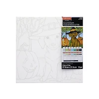 11" x 11" Trick-or-Treat Puppy Canvas Painting Kit by Craft Smart®