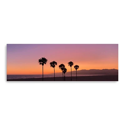Sunset on Santa Monica Canvas Giclee