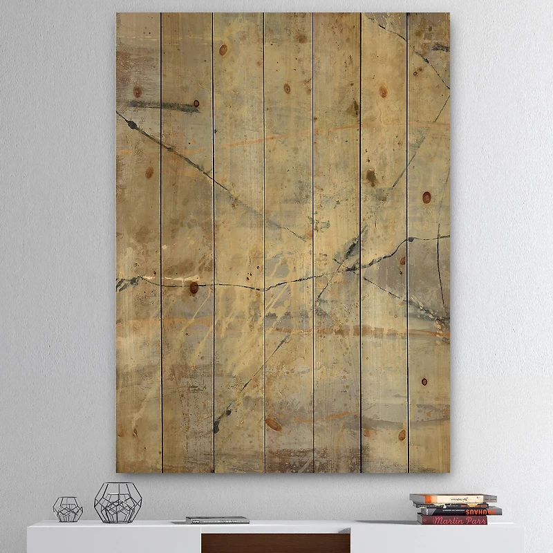 Designart - Geometric Cream Block III