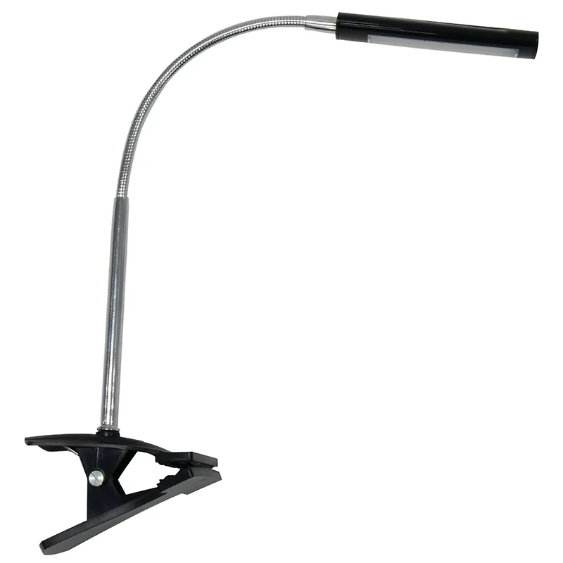 Silver & Black Studio Designs Art Clamp Lamp