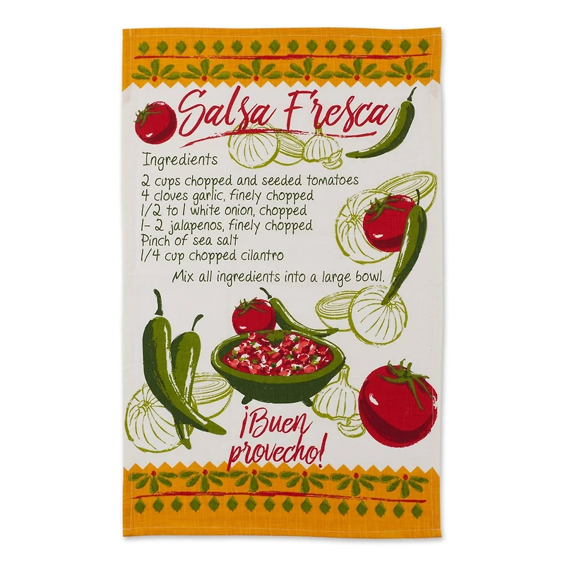 DII® Verano de Fiesta Recipe Dishtowel Set