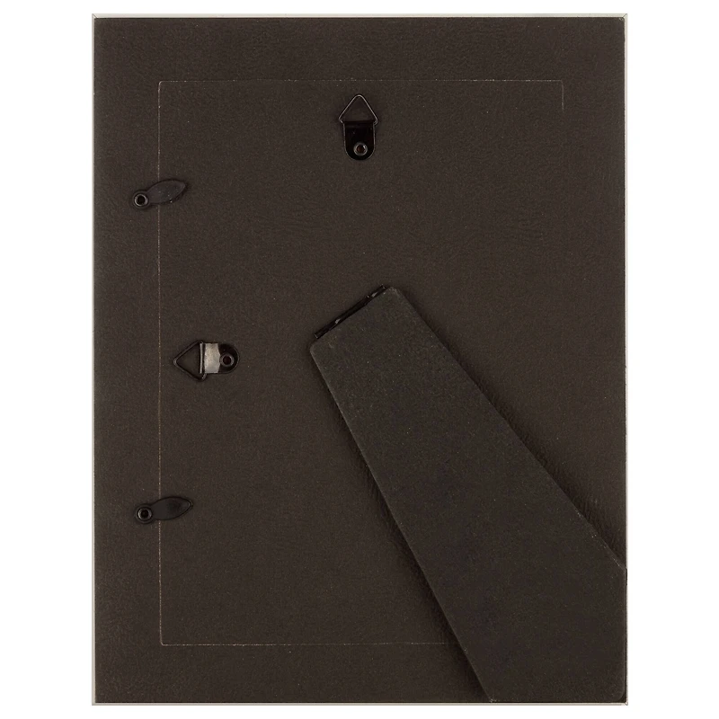 Simply Essentials™ 5" x 7" Gray with Silver Edge Frame by Studio Décor®