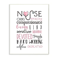 Stupell Industries Nurse Inspirational Description Healthcare Professional Gratitude Wood Wall Plaque