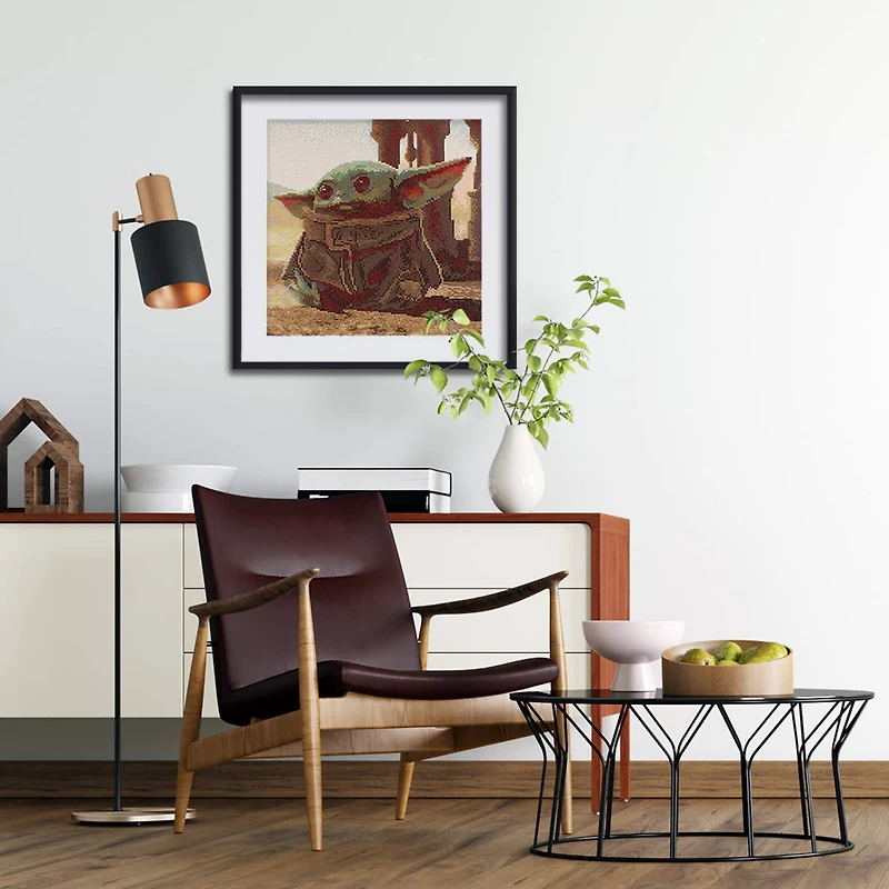 Camelot® Dots Intermediate Grogu The Child Diamond Painting Kit