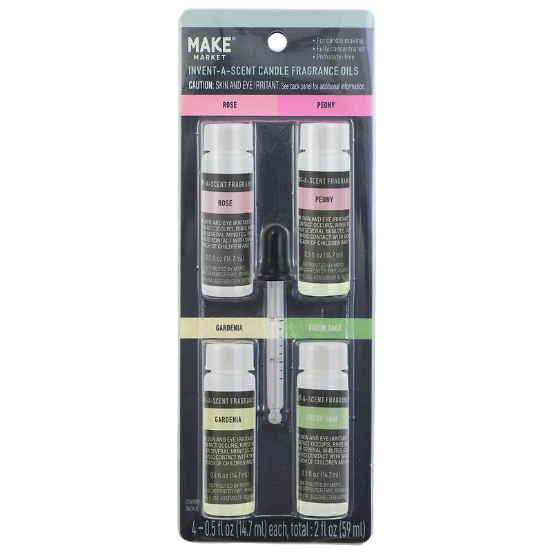 Invent-a-Scent Garden Candle Fragrance Oil Set by Make Market®