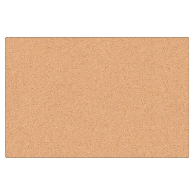 U Brands™ 36'' x 24'' Frameless Cork Canvas Bulletin Board