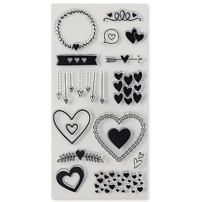 Hearts Clear Stamp Set by Recollections™