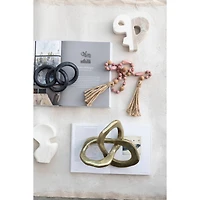 Hello Honey® 9" Gold Abstract Metal Figurine