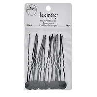Hair Pins with 12mm Circle Blanks