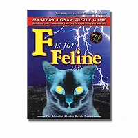 F is for Feline Murder Mystery Jigsaw Puzzle: 1000 Pcs