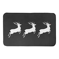 Designs Direct Reindeer Line Bath Mat, 34" x 21"