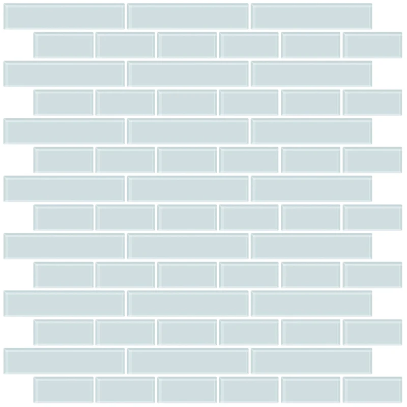 InHome Sea Glass Peel & Stick Backsplash Tiles